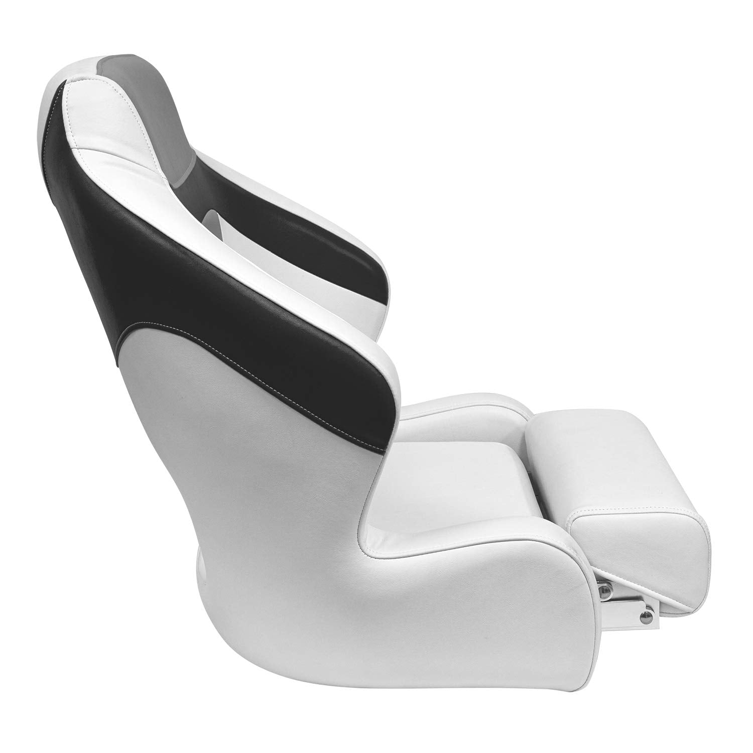Wise BAJA XL 3338-1782 Bucket Seat with Flip Up Bolster, Brite White/Marble Grey/Black