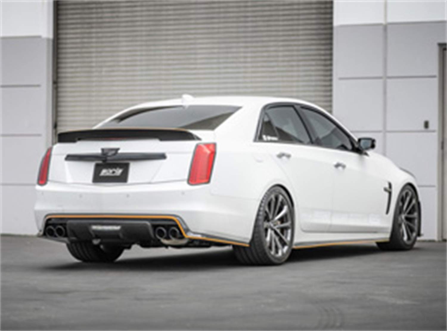 Cat-Back BORLA Performance Exhaust System for 2016-2019 Cadillac CTS-V 6.2L V8 Automatic Transmission Rear Wheel Drive 4 Door. BORLA System Contains Exhaust Valves.