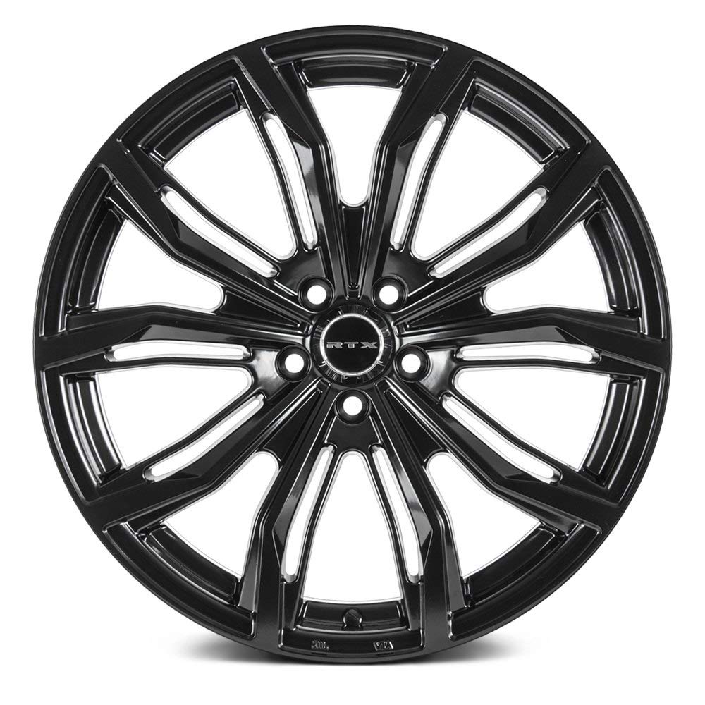 Custom RTX Wheel - 18" x 8", 42 Offset, 5x114.3 Bolt Pattern, 70.3mm Hub - Satin Black Rim