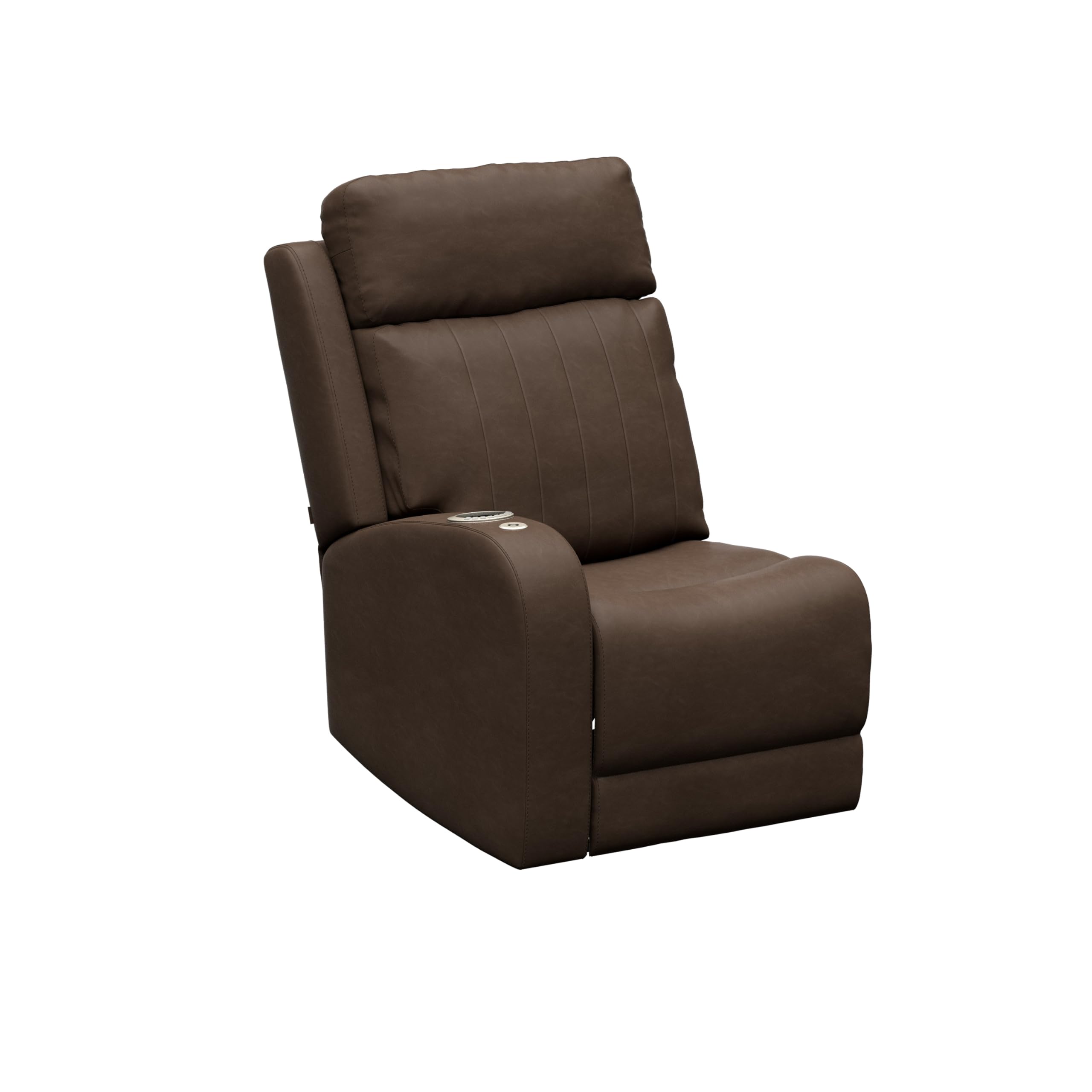 THOMAS PAYNE Seismic Series Signature Satula RV Theater Seating Right Arm Recliner with Power Adjustable Lumbar, Headrest, Reclining, Heating, Massage, Integrated Cupholder Controls - 2024044192