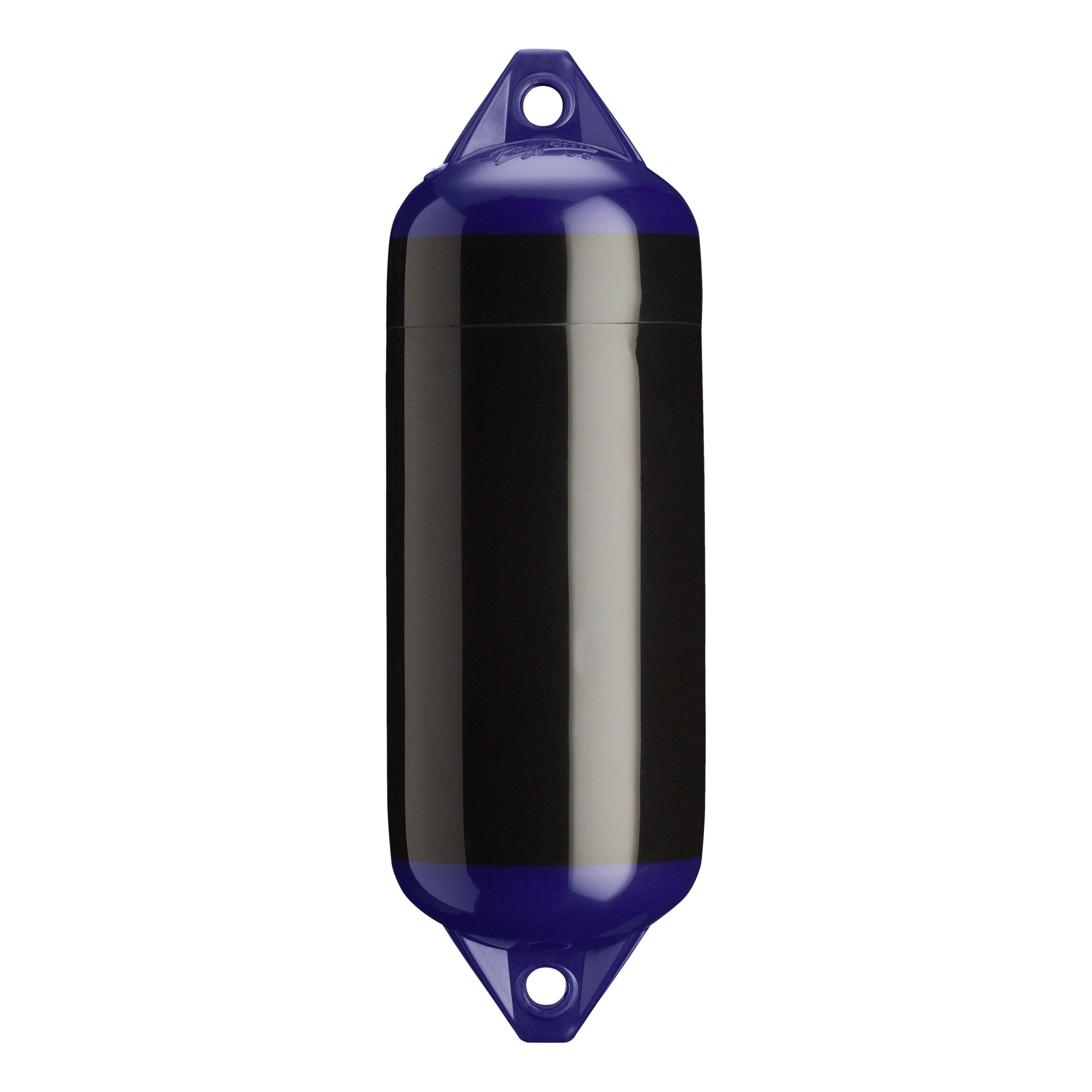 F-2 Standard Polyform Boat Fender Blue Ropehold - Black