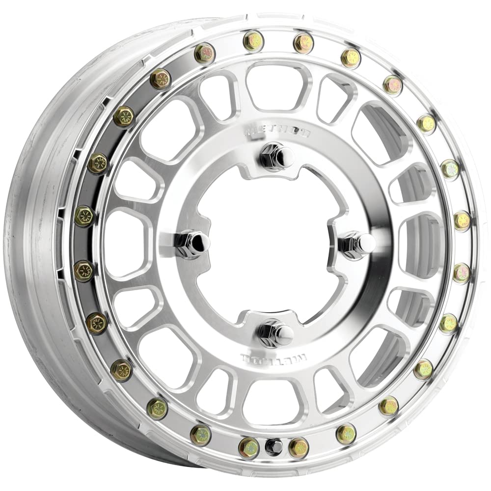 Beadlock Method Race Wheels 412 Machined Wheel Raw (15 x 5. inches /5 x 4 mm, 43 mm Offset)