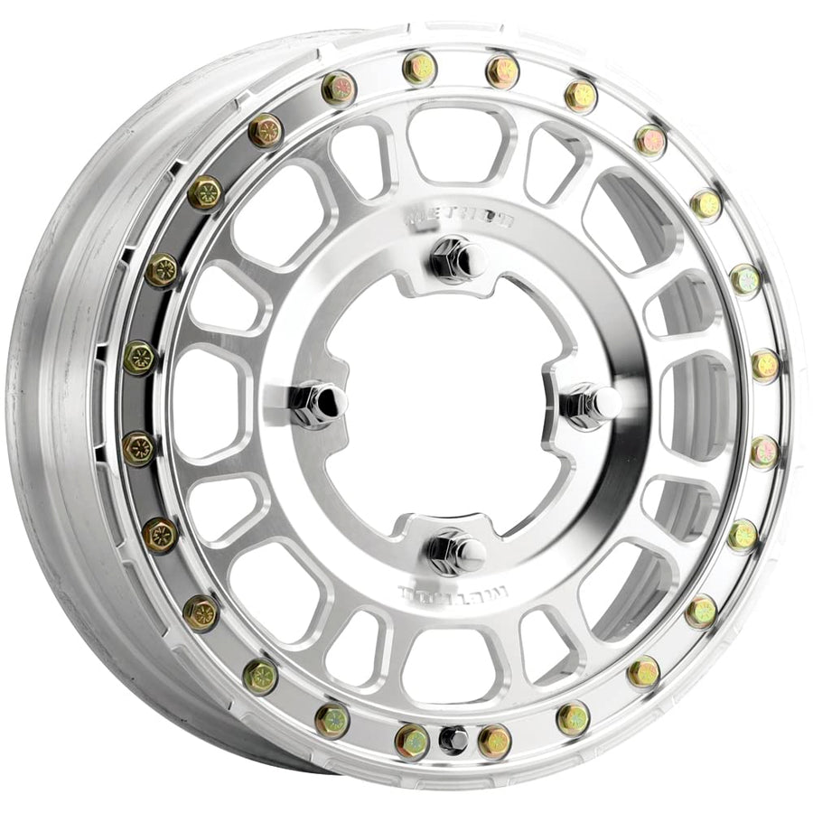 Beadlock Method Race Wheels 412 Machined Wheel Raw (15 x 5. inches /5 x 4 mm, 43 mm Offset)