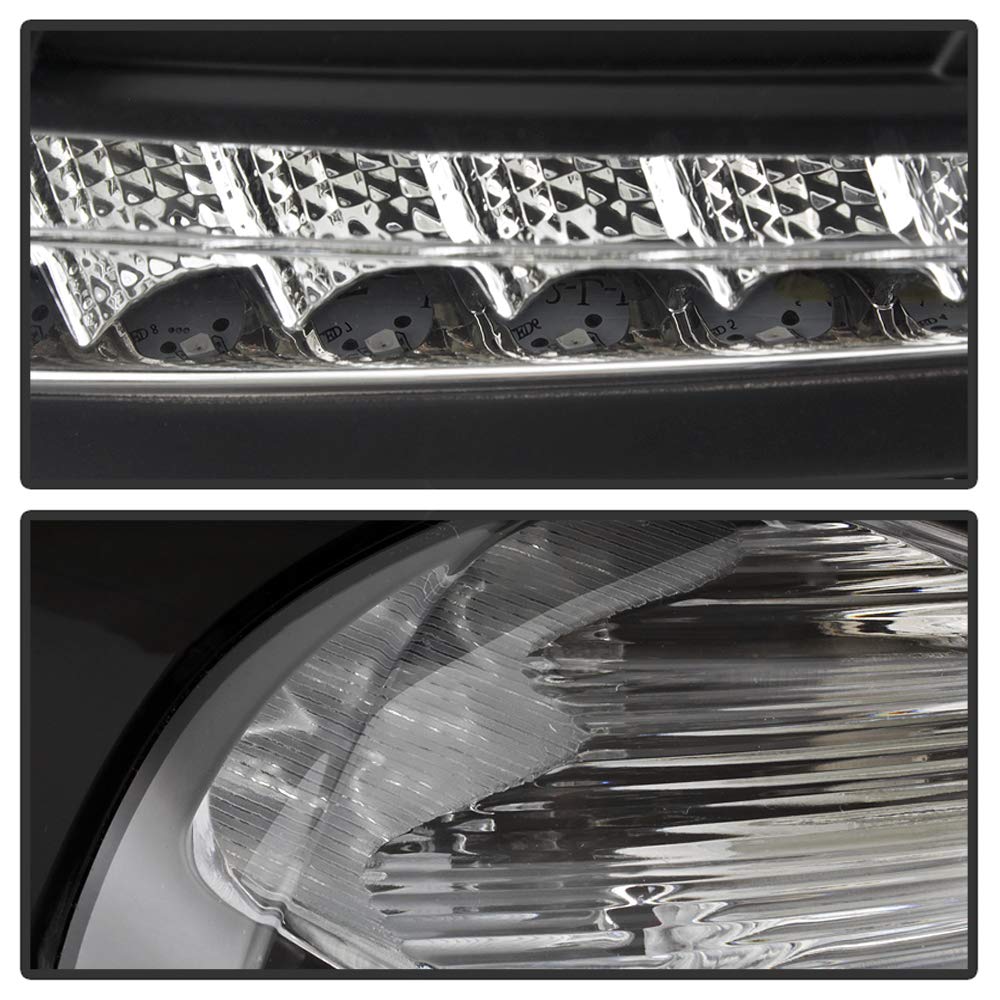 Ford Focus Spyder 5Dr Hatchback 15-17 LED Sequential Indicator LED Reverse LED Tail Lights - Black