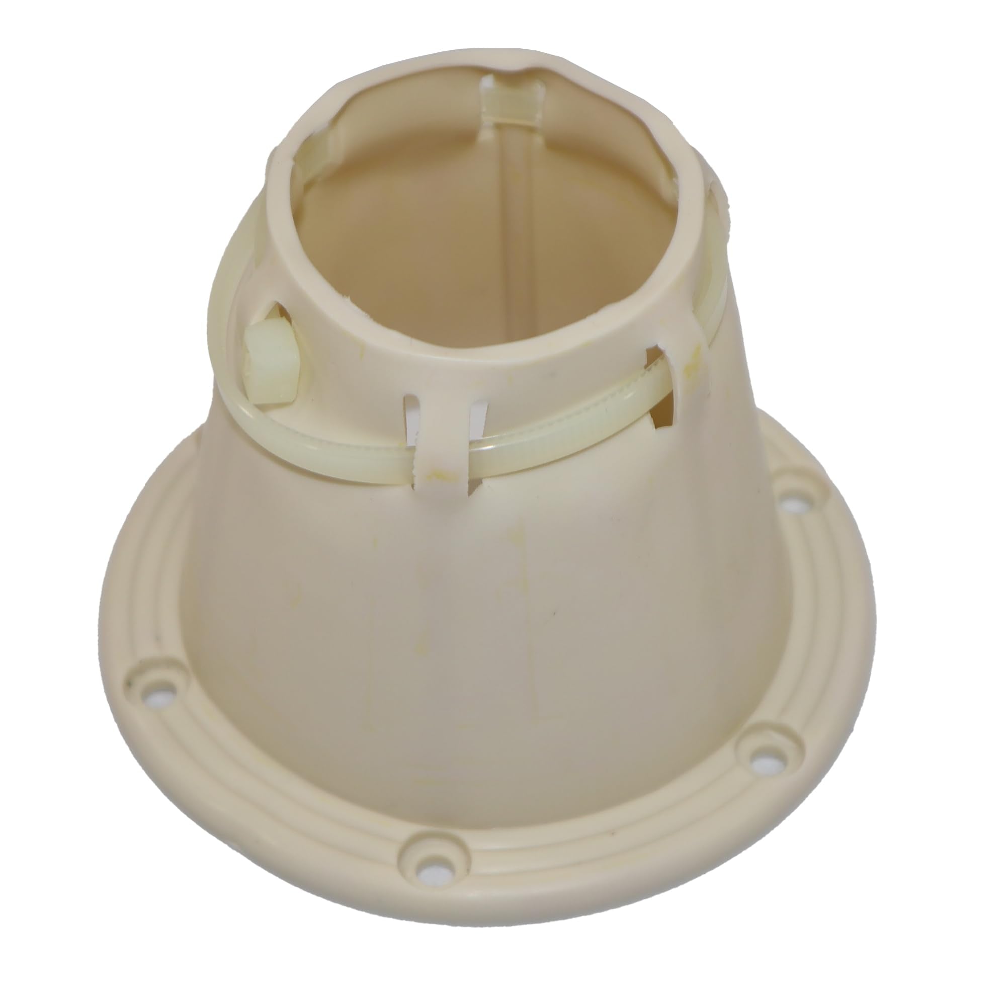 T-H Marine Waterproof Cable Boot – Easy Install Motor Well & Transom Rigging Boot – Marine-Grade Vinyl Cable Pass-Through – UV Resistant Cable Protector for Boat Wiring – Off White, 2"