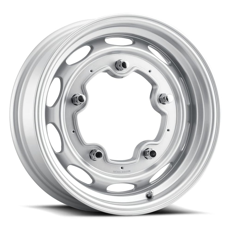 MW Interceptor Silver MOBELWAGEN 15X4.5 5X205mm +34