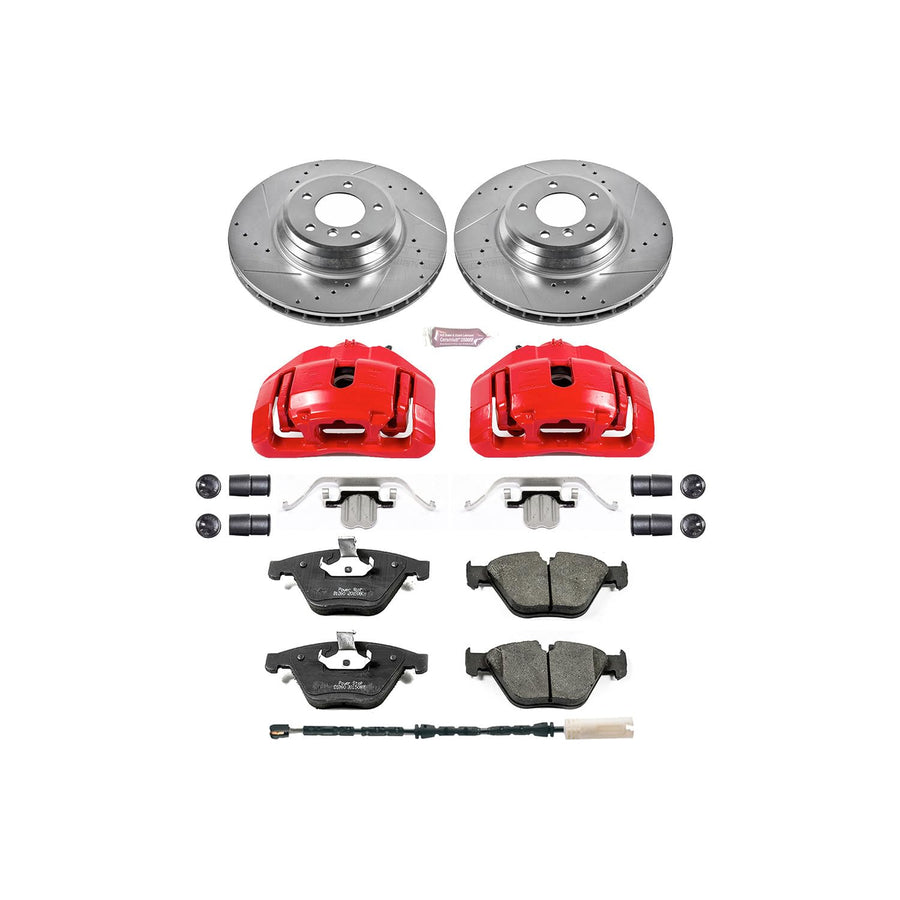 Z23 Evolution Sport Power Stop KC6055 Brake Kit with Caliper 1-Click
