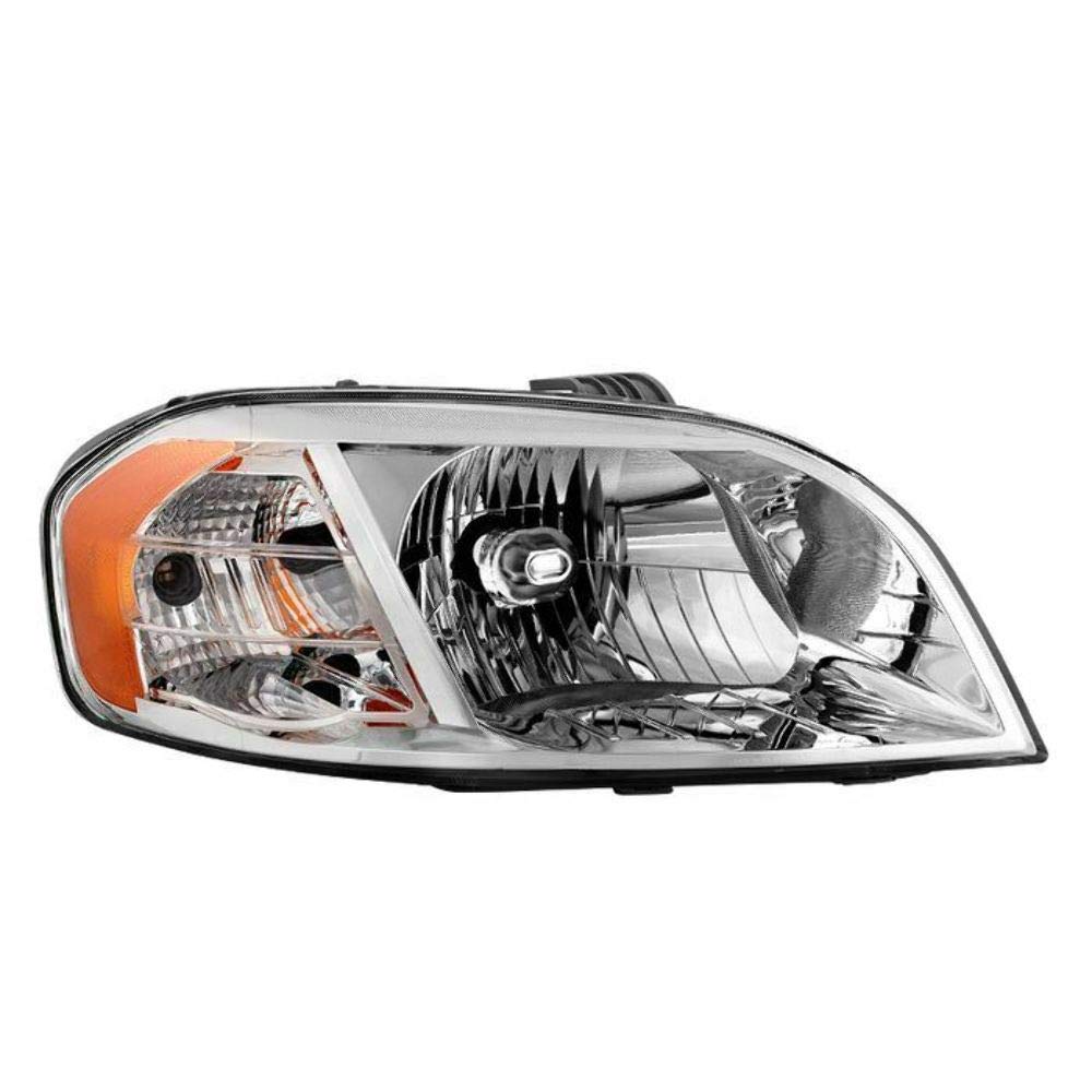 Headlight Xtune HD-JH-CAVEO07-OE-R (Only (Don't fit Hatchback Models) / Pontiac G3 2009 Notchback Models/Pontiac Wave 07-09 Notchback Models Passenger Side -OEM Right)