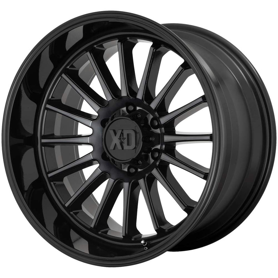 Xd857 Wheels Whiplash Gloss Black with Gray Tint Alloy Steel Wheel (22 x 10. inches /5 x 71 mm, -18 mm Offset)