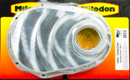 Machined Finish Aluminum Timing Cover Milodon 14875 for Generation 6 Big Block Chevy
