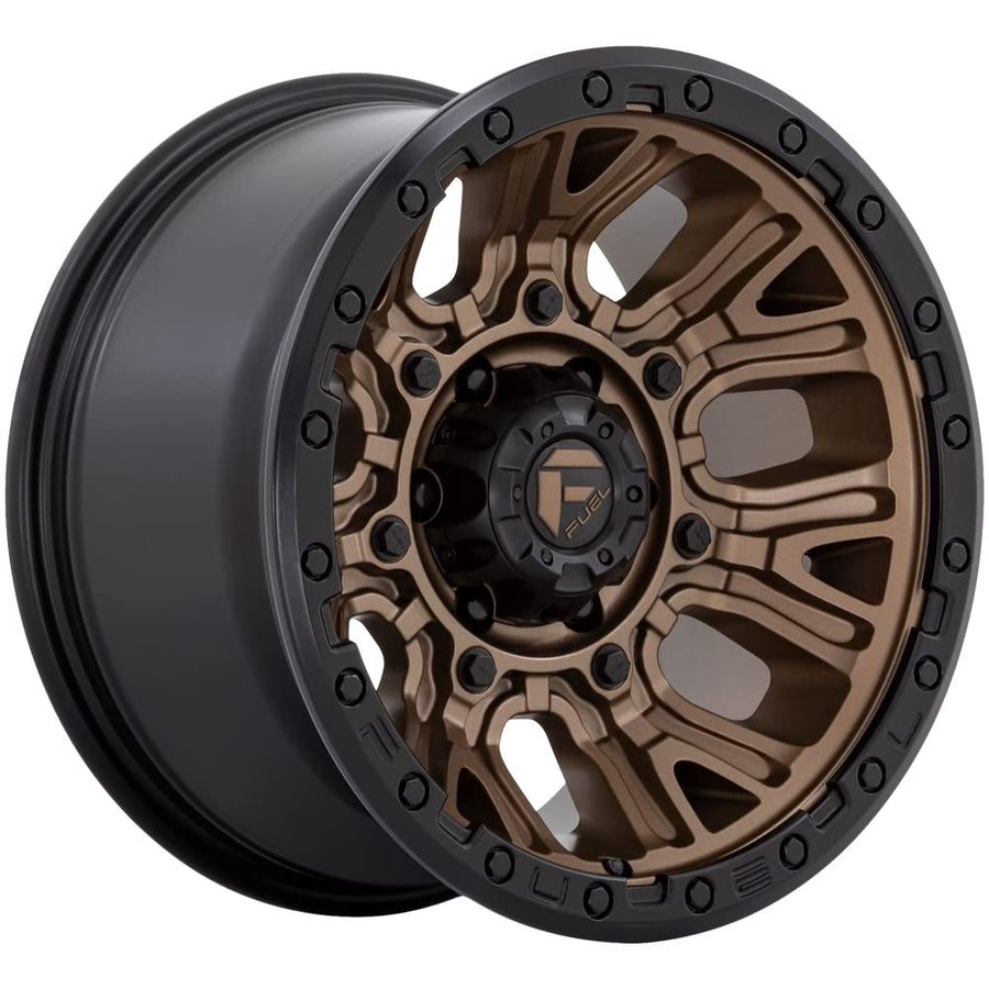 D826 TRACTION FUEL OFF-ROAD 20X10, 8X6.5, 4.79, -18mm MATTE BRONZE WITH BLACK RING - D82620008247