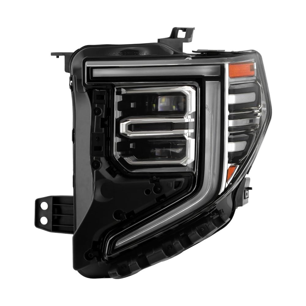 GMC Sierra 1500 22-24 SLT | Denali Spyder Full LED (Black & Chrome Bezel) Headlight - OE Left