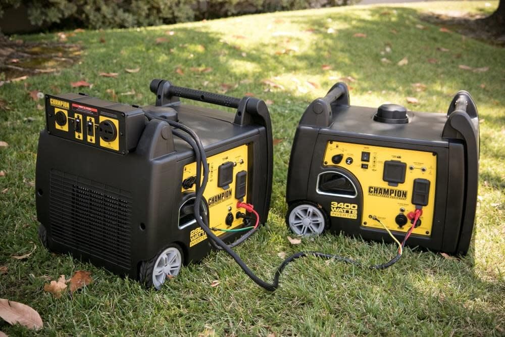 50-Amp Champion Power Equipment ParaLINK Parallel Kit for Linking Two 2500-Watt or Higher Inverter Generators, RV Ready