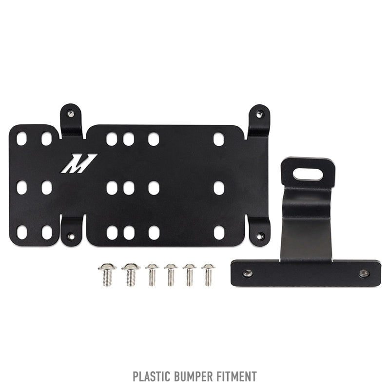 Mishimoto Relocation Kit License Plate, Fits Ford Bronco 2021+, Plastic Bumper