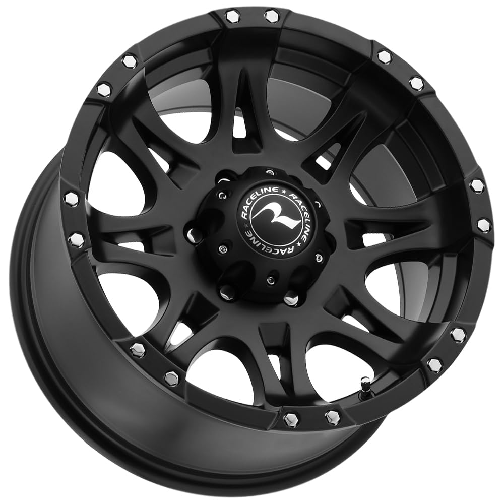 Raceline 981 Raptor Black Wheel with Painted (18 x 9. inches /6 x 135 mm, 25 mm Offset)