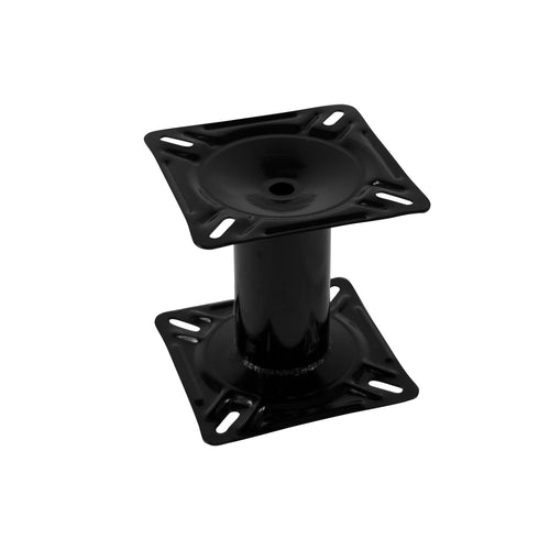 8WD1251 Wise Boat Seat Pedestal 7-Inch Height, Black Powder Coated Finish