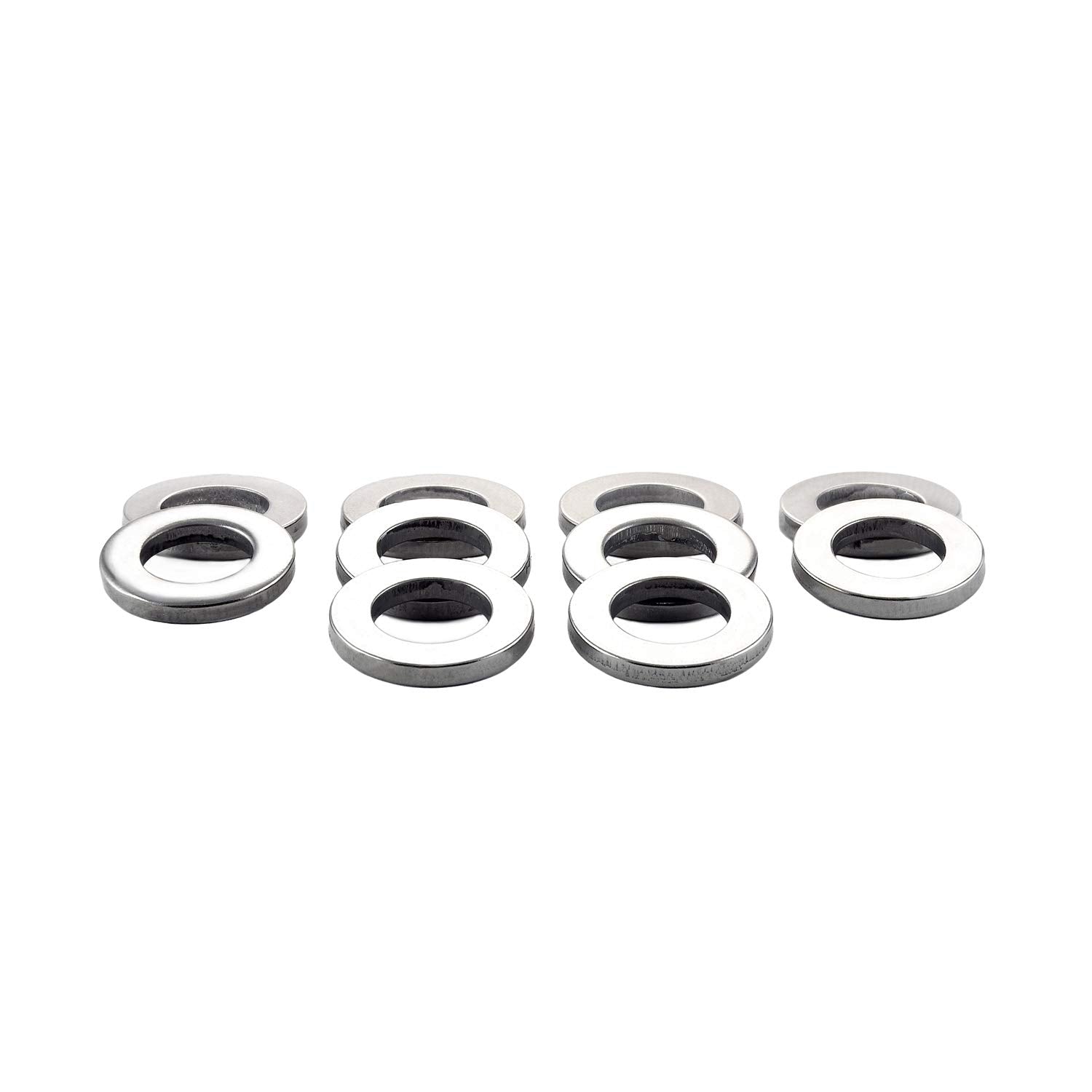 McGard Stainless Steel 78713 Cragar Hole Mag Washer - Pack of 10, Silver
