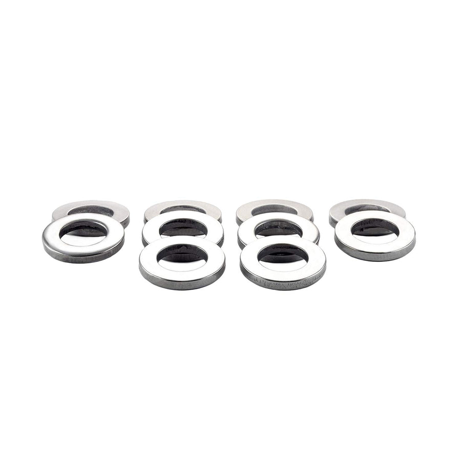 McGard Stainless Steel 78713 Cragar Hole Mag Washer - Pack of 10, Silver
