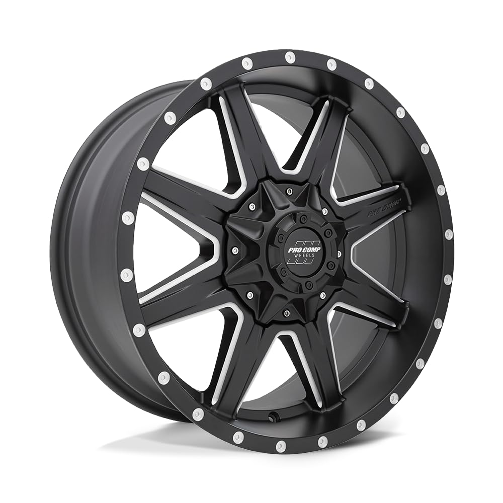 Pro Comp 20X9 PXA48 8X180 S-BLK MILL 0MM - PXA5148-298950