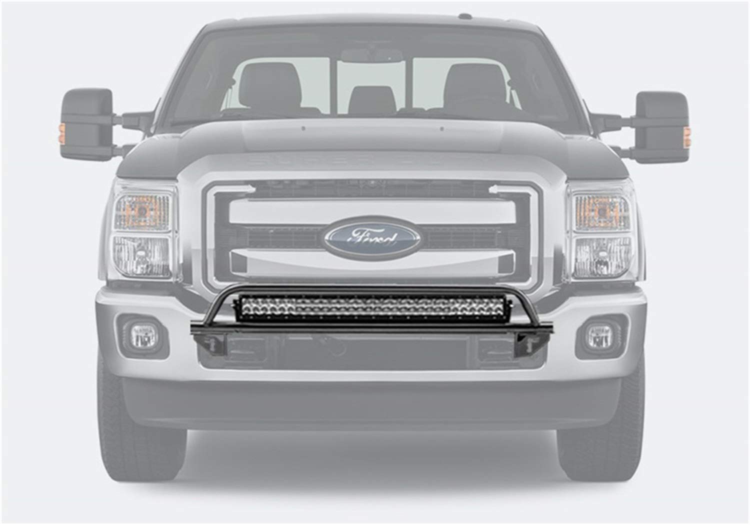 Textured Black N-Fab Light Bar | F9930OR-TX | Fits 1999-2007 Ford F-250 / F-350 Super Duty / Excursion