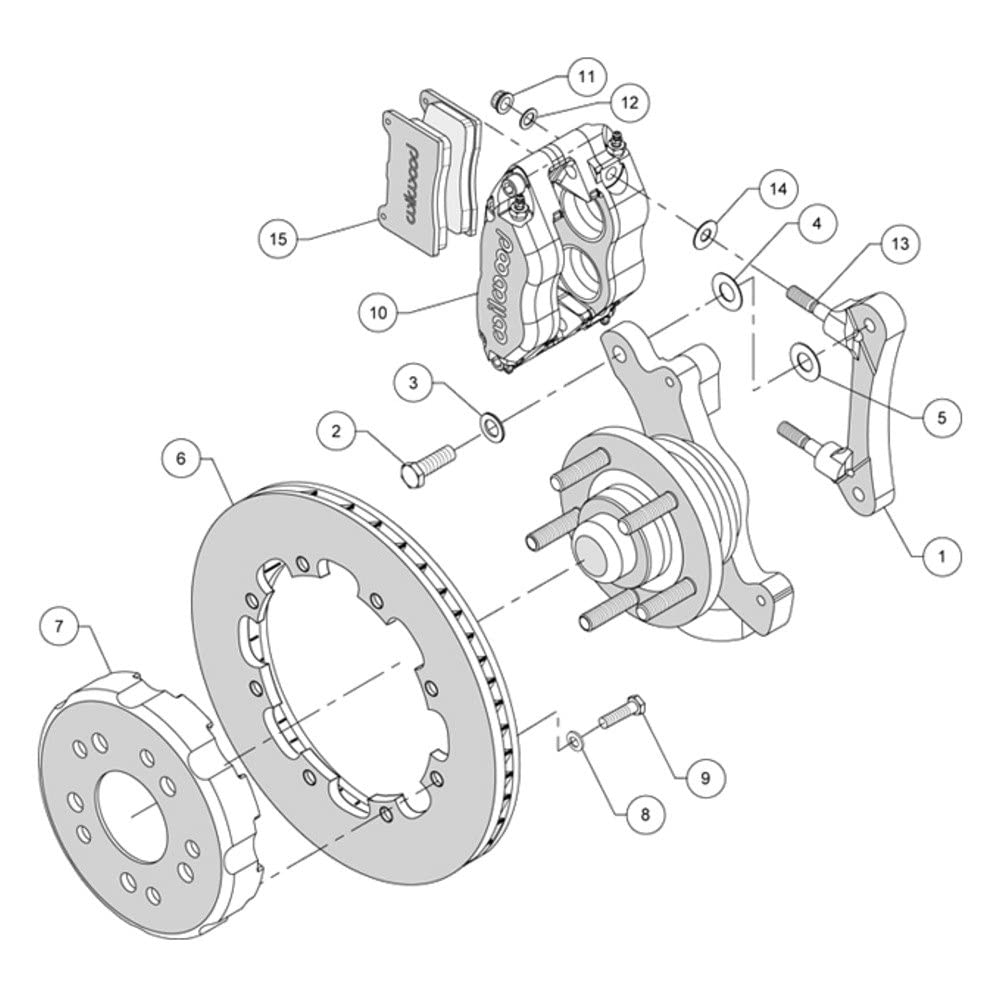 11.75" Vented NDPR Front Drag Kit