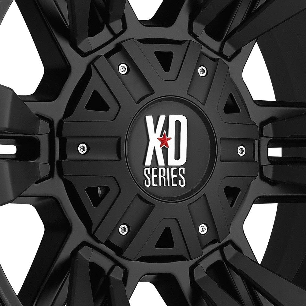 KMC Wheels XD822 MONSTER II Black Wheel Chromium (hexavalent compounds) (6 x 106 mm, 17 x 9. inches /18 mm Offset)