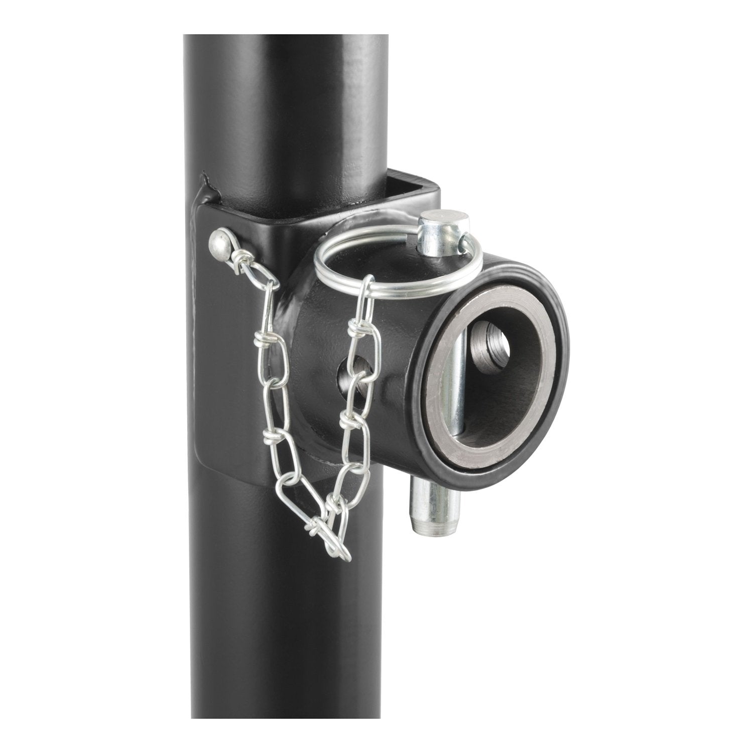 CURT Weld-On Pipe-Mount Trailer Jack, 3,000 lbs. Support Capacity, 10-3/4 Inches Vertical Travel