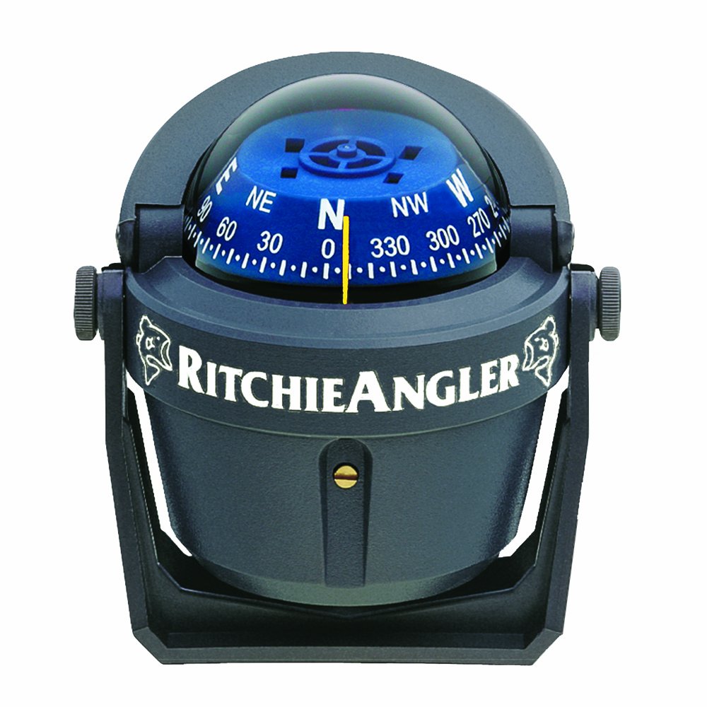 Ritchie Navigation New Angler Compasses Ra-91 Bracket Gray Light Green