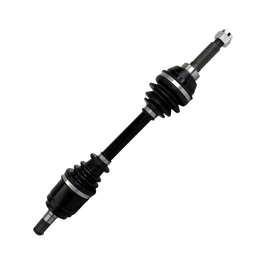 Front Left Rugged Performance Axle for (2004-07) Suzuki Vinson 500, In CNC Precision Components, Stainless-Steel Clamps Coated for High Protection & Machined Heat Treated for Long Life, Easy Install