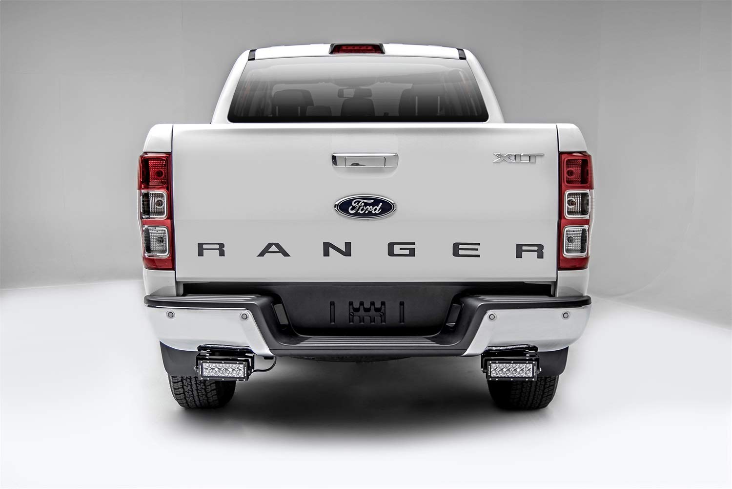 Under Rear Bumper LED Mounting Bracket ZROADZ - Compatible w/ 2015-2018 Ford Ranger T6 - to Mount (2) 6 Inch or Similar Style LED Lights (Not Included) - PN Z385761