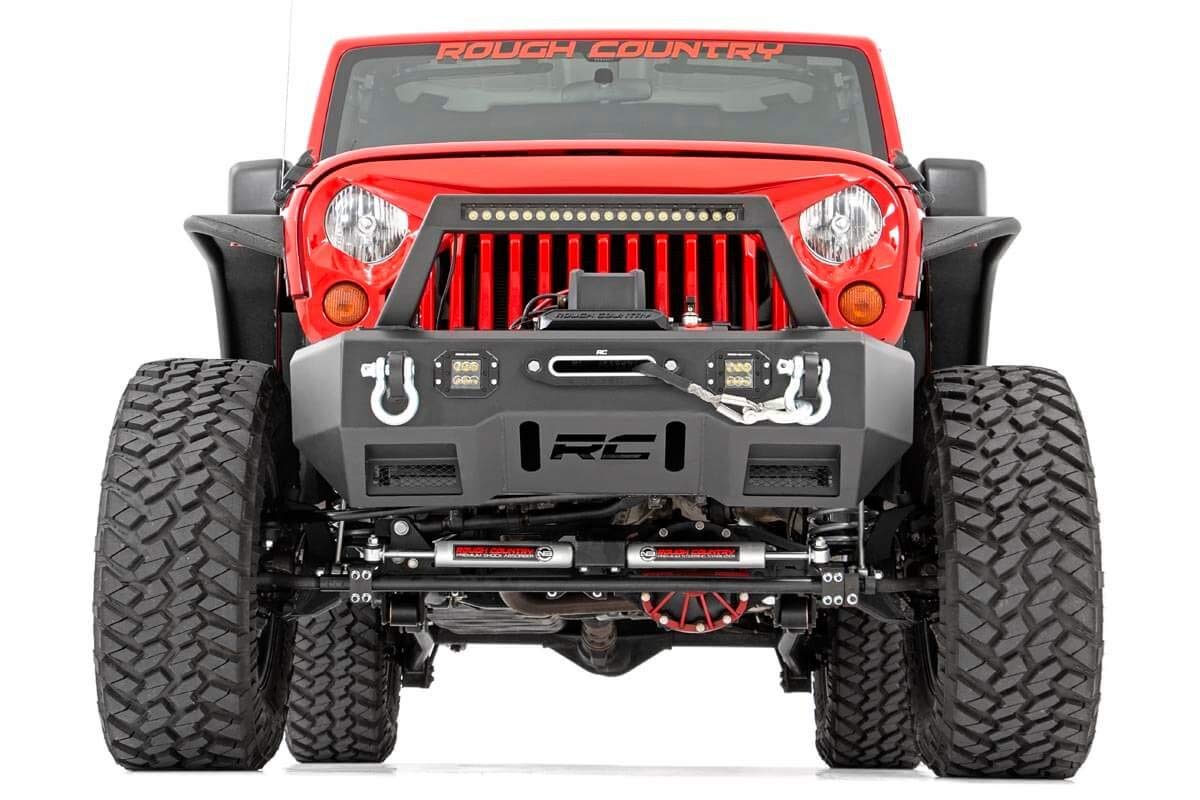 4" Rough Country Long Arm Upgrade Kit for 2007-2018 Jeep Wrangler JK - 78600U