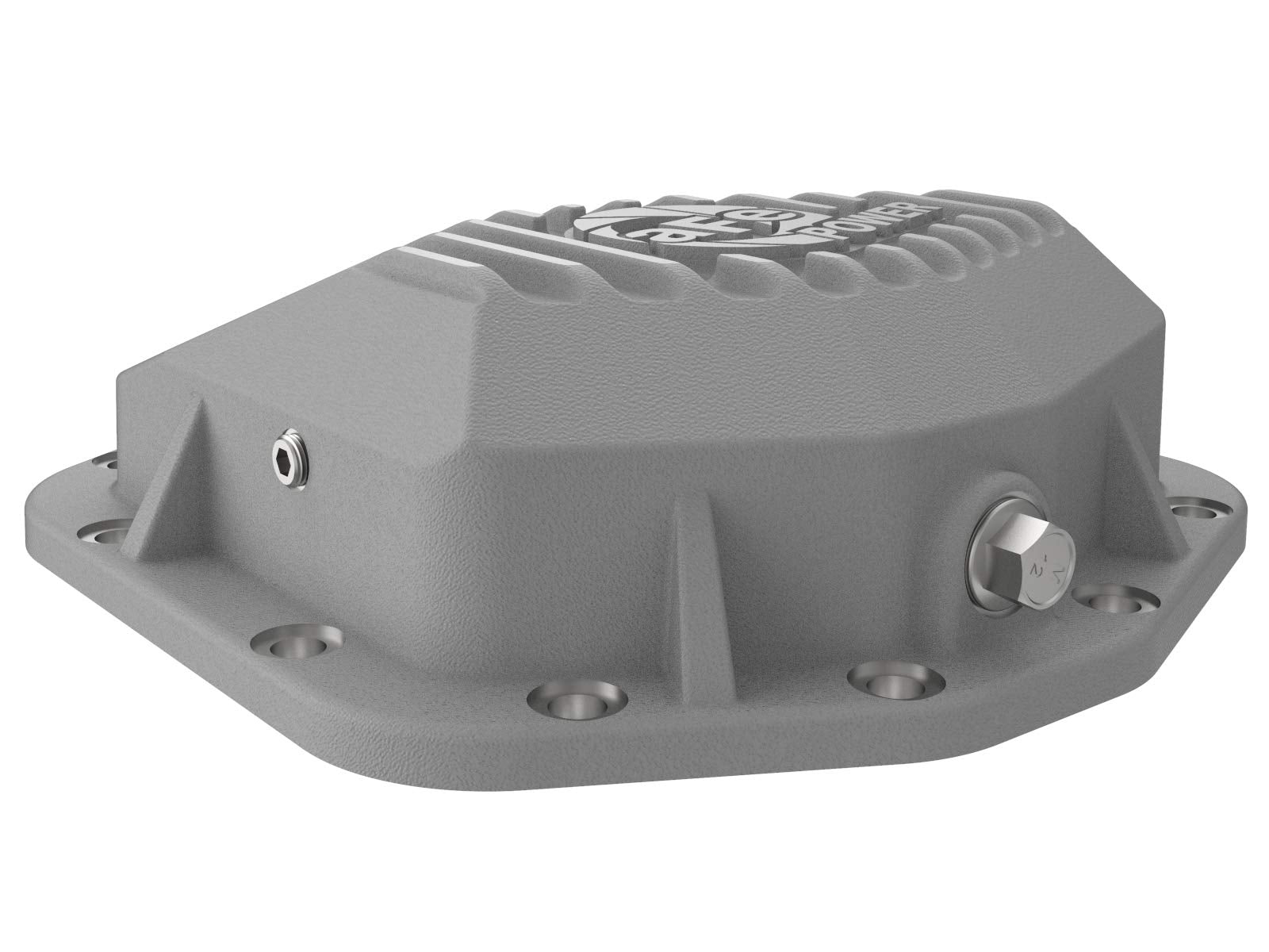 aFe POWER Rear Differential Cover Street Series Raw w/Machined Fins - #46-71090A - Jeep Wrangler (JL) 18-23 (Dana M200)