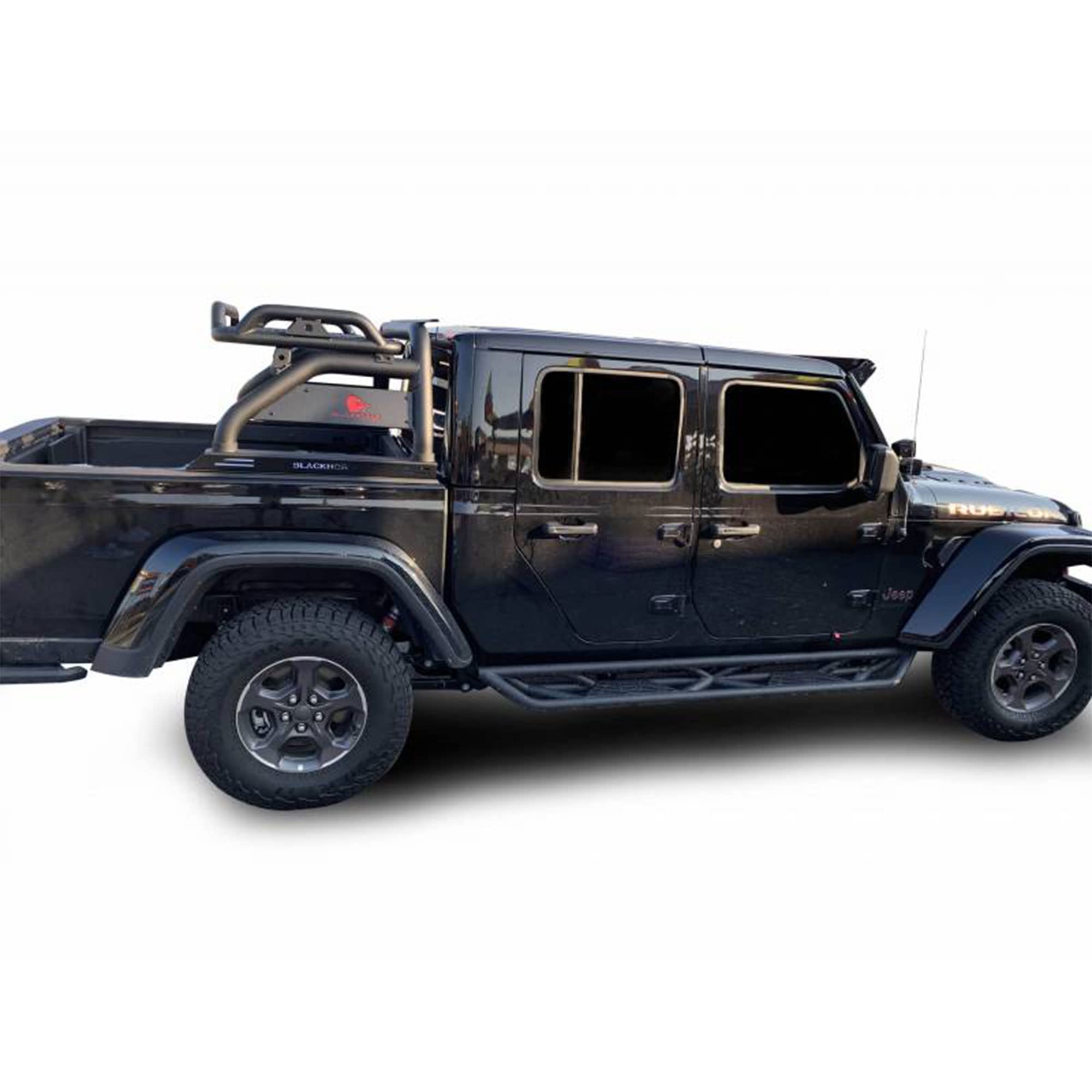 Atlas Roll Bar Black Black Horse Off Road Compatible with 2020-2023 Jeep Gladiator-ATRB9BK