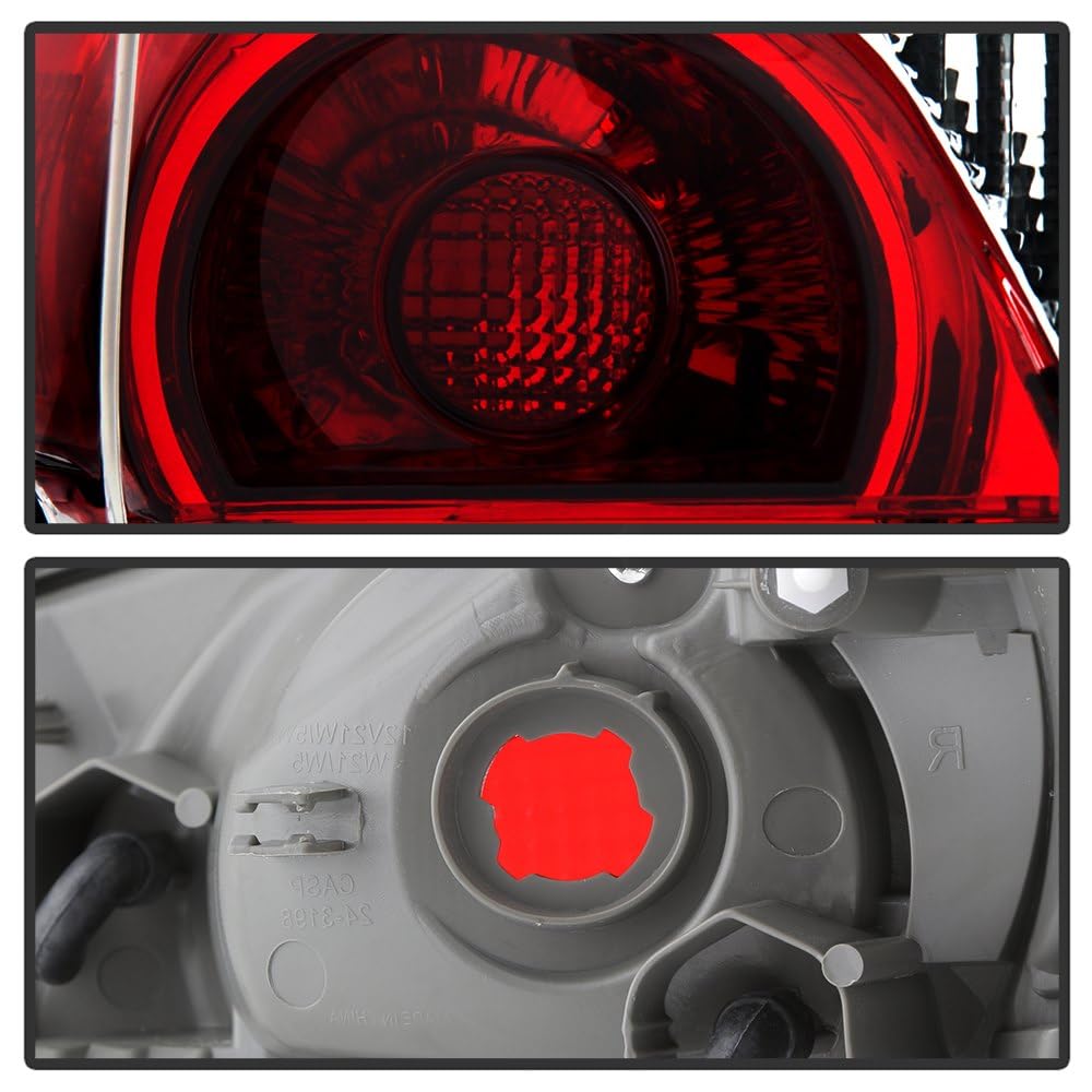 Nissan Altima 14-15 Spyder (OE) Driver Side Tail Lights (Grey Rear Housing) - Signal-3157A(Not Included) ; Reverse-921(Not Included) ; Brake-W21(Not Included) - OEM Left