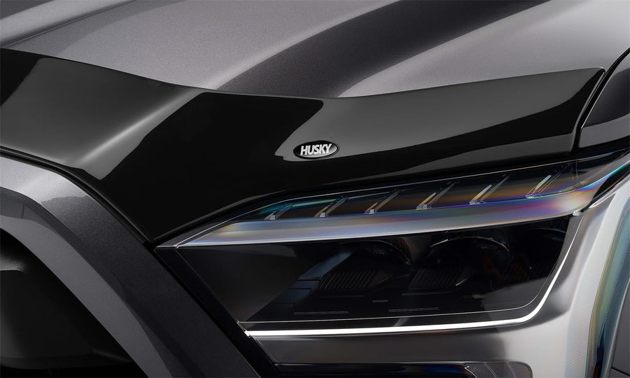Aeroskin Husky Liners Hood Protector | Fits 2019-2026 Ram 1500 (Excludes Rebel & TRX Models) | Low Profile Deflector/Bug Shield - 1 pc., Smoke | 2842163