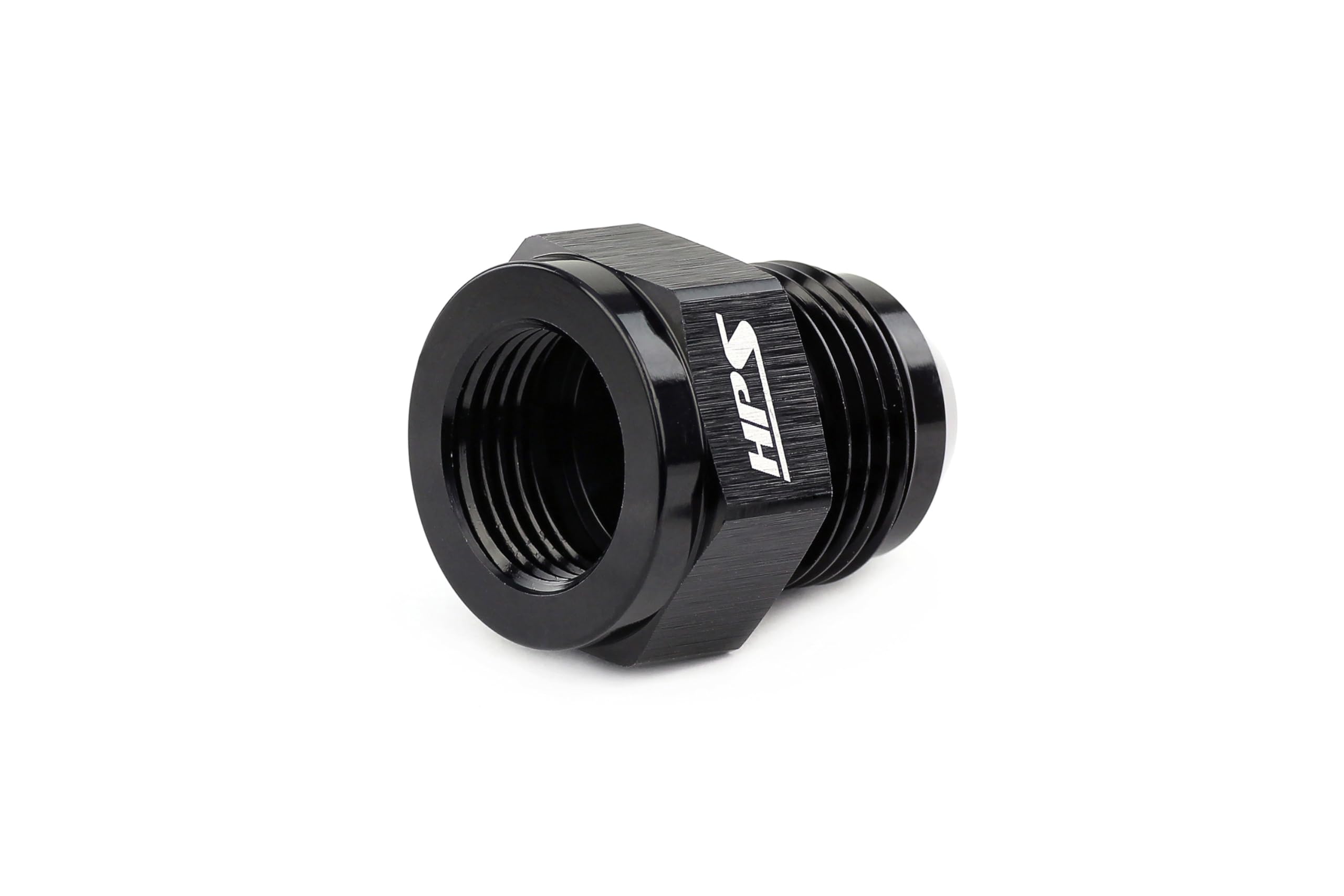 HPS AN951-12-16 Expander AN Adapter Fitting, Aluminum, Size: AN-12 Female to AN-16 Male, Angle: Straight, Black
