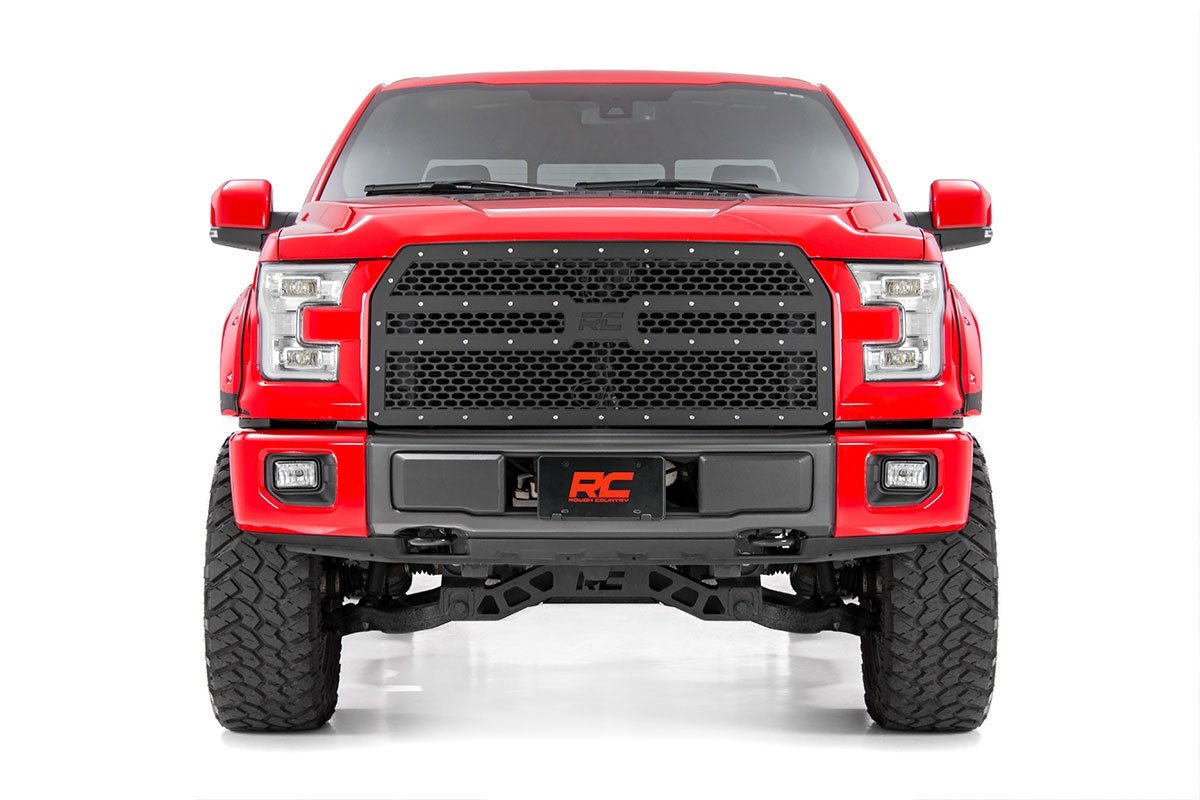 Mesh Grille Insert Rough Country for 2015-2017 Ford F-150 2WD/4WD - 70191