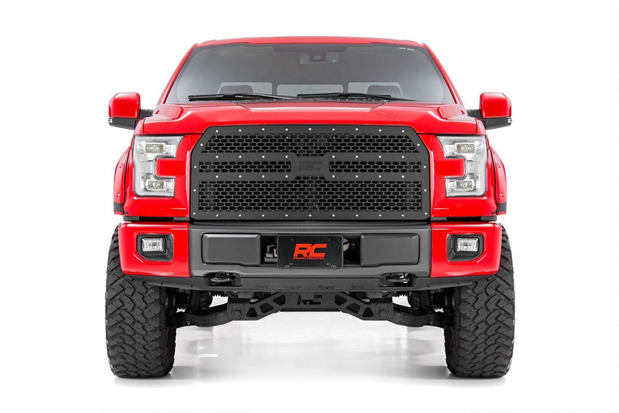 Mesh Grille Insert Rough Country for 2015-2017 Ford F-150 2WD/4WD - 70191