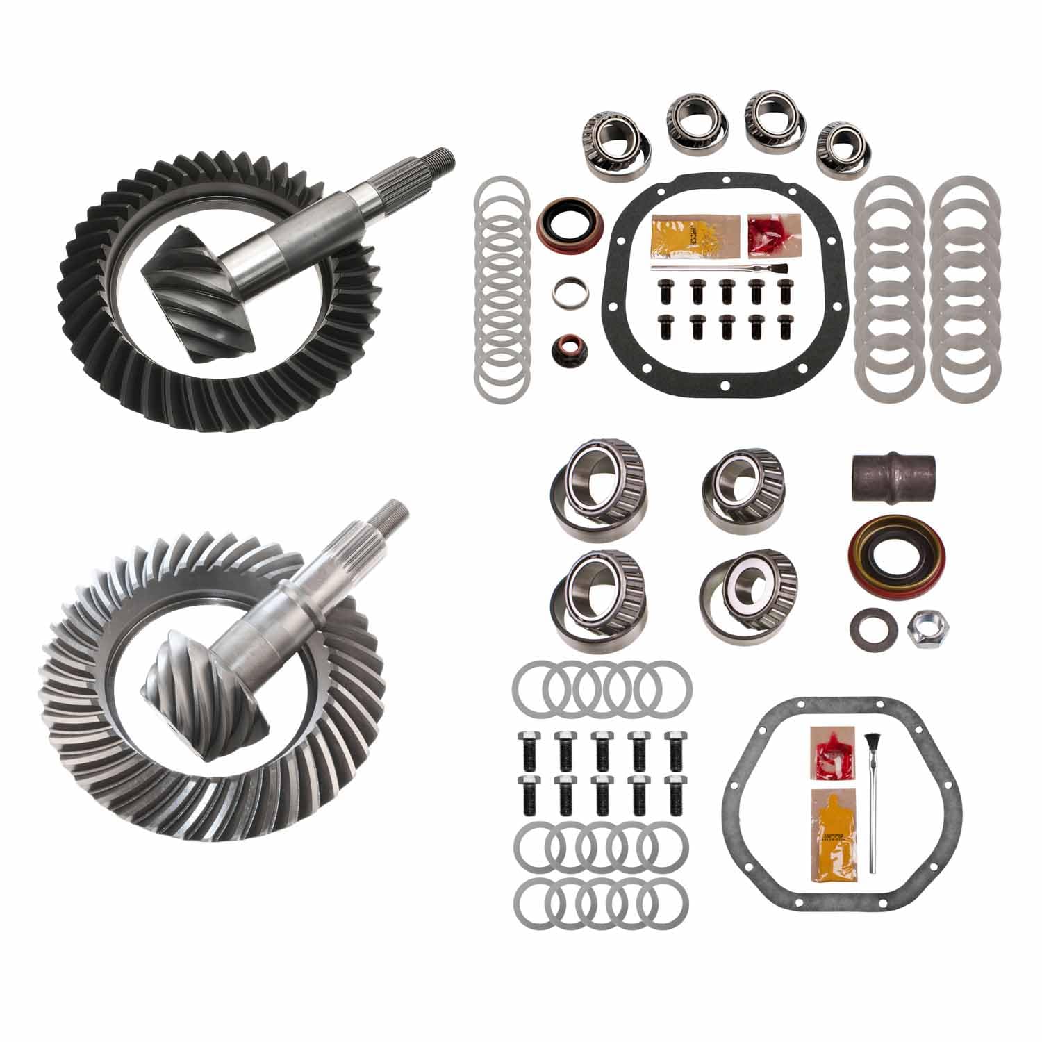 Motive Gear Ring & Pinion Rebuild Kit MGK-306, For Dana 44 Reverse Front & Ford 8.8" Rear Axles, Ratio 4.09, 10-Bolt, 26/30 Spline, Includes Timken Bearings - Fits 1992–1996 Ford F-150 & Bronco