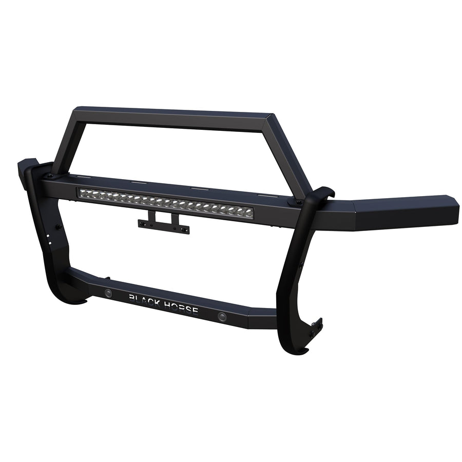 Rambler Black Horse Grille Guard Kit Modular Black Compatible with 2024-2024 Toyota Tacoma-RAGT02-K1