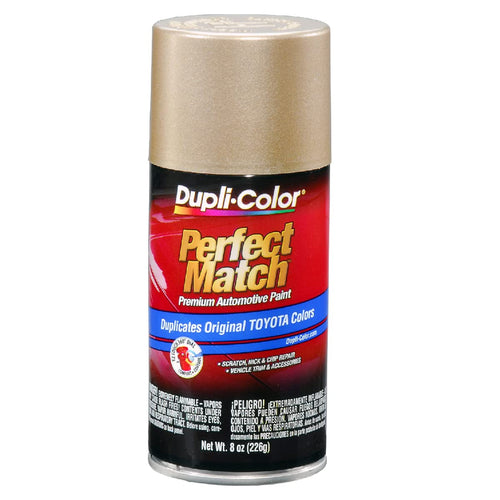 Perfect Match Dupli-Color EBTY15967 Automotive Spray Paint – Toyota Cashmere Beige Metallic, 4M9 – 8 oz. Aerosol Can