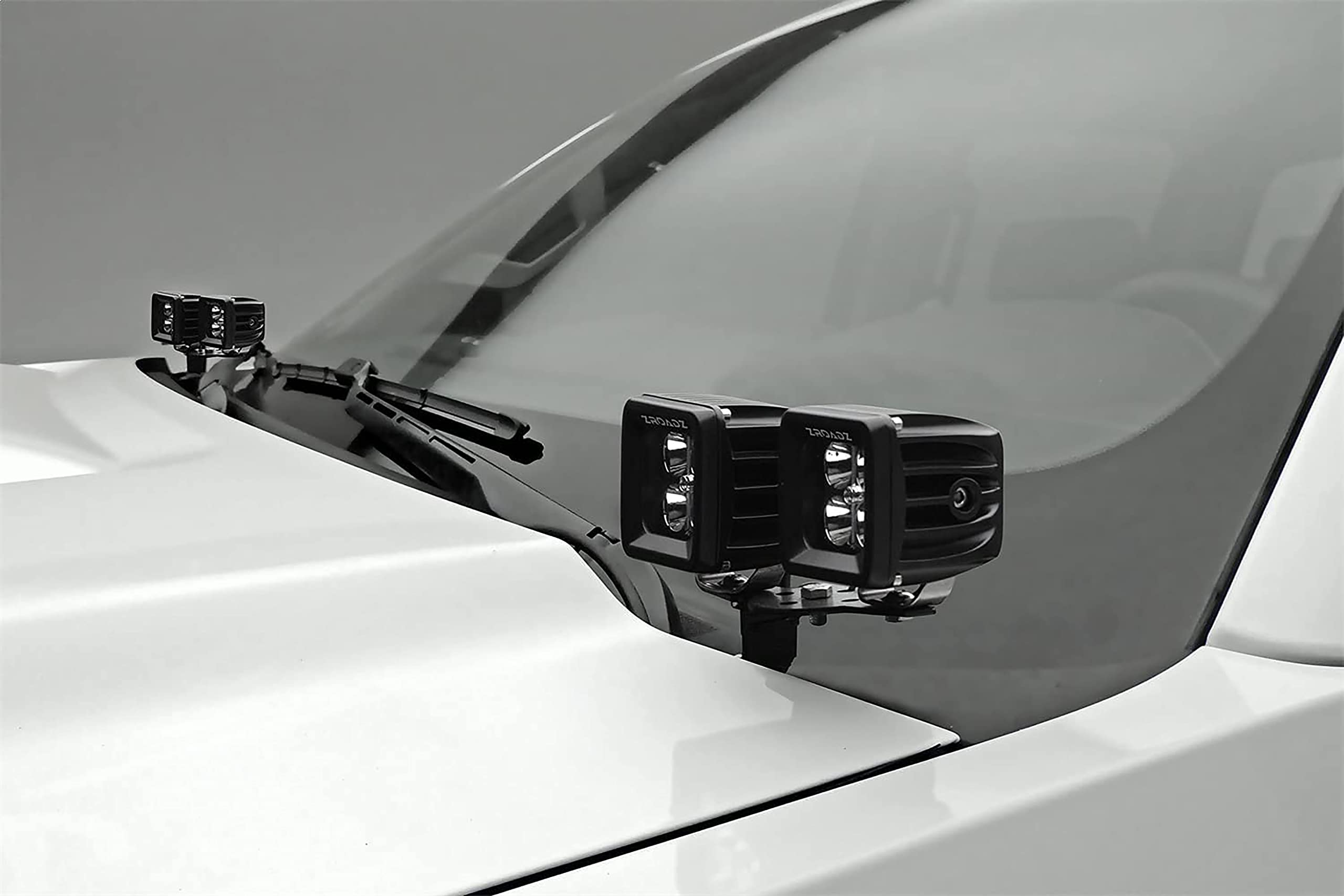 ZROADZ Black A-Pillar 4-LED Pod Light KIT Z361221-KIT4 2015-2016 CHEVROLET SILVERADO 2500/3500