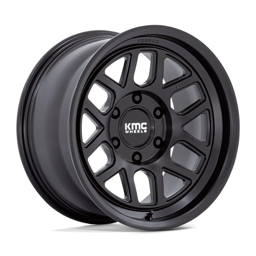 KMC Wheels 17X8.5 MESA FORGED MONOBLOCK 6X5.54.36 -10mm SATIN BLACK - KM446MX17856810N