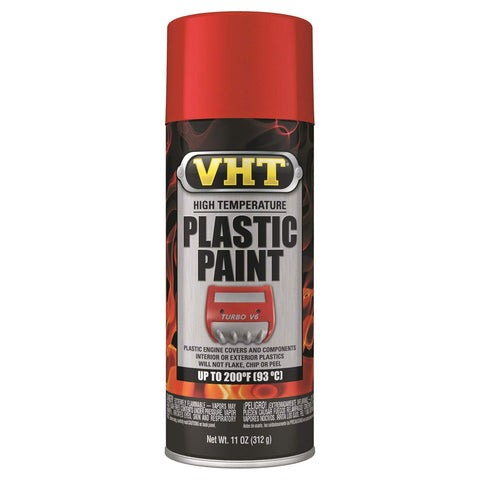 High Temperature VHT Duplicolor ESP821007 Red Plastic Paint, 11. Fluid_Ounces