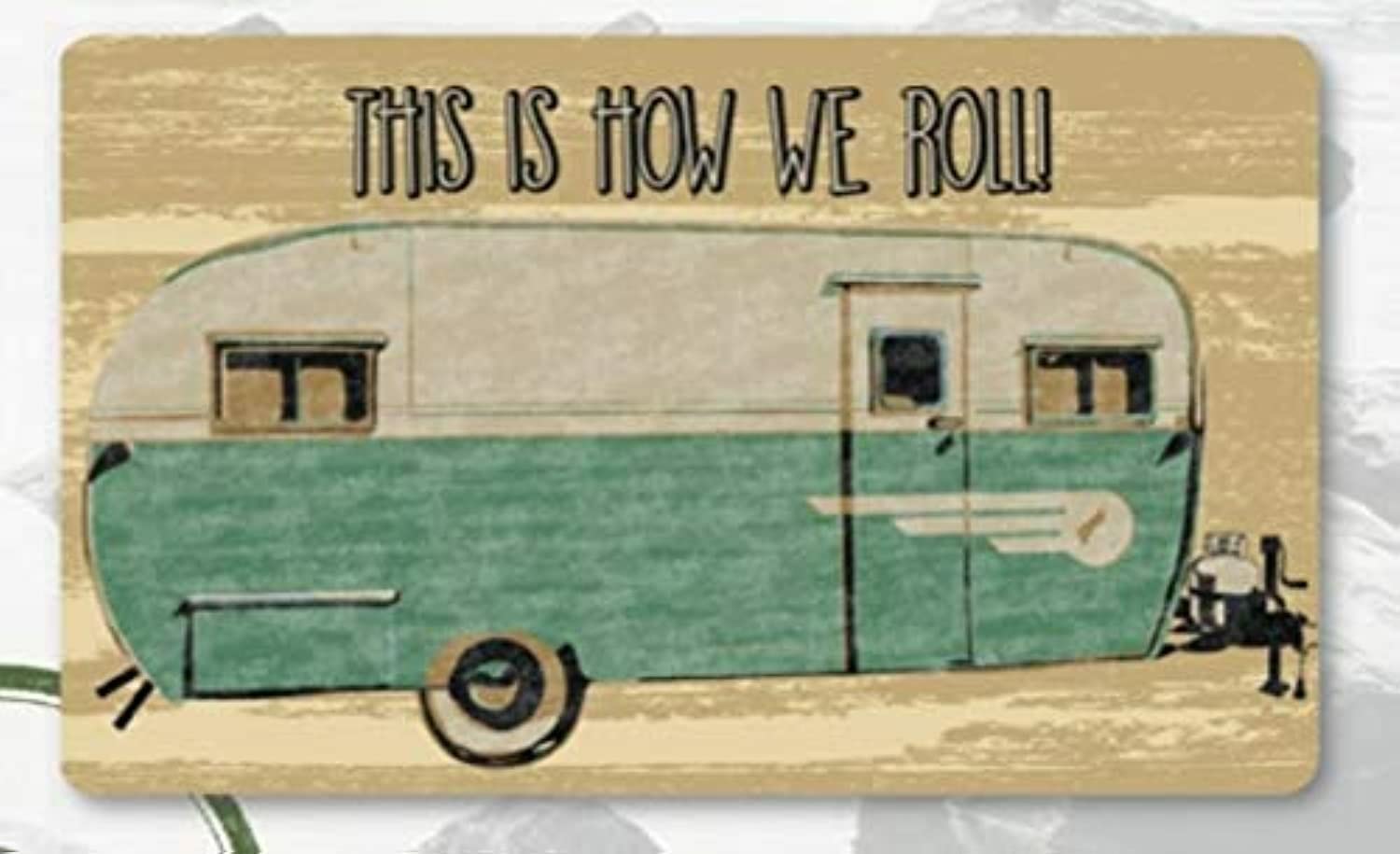 How We Roll Kittrich Indoor/Outdoor Mat, 18" X 30"