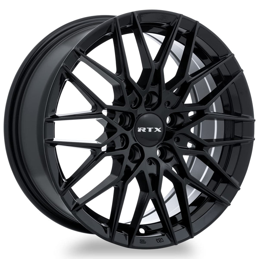 RTX® • 083053 • Gloss Black • V20 • 20x8.5 5x114.3 ET38 CB73.1