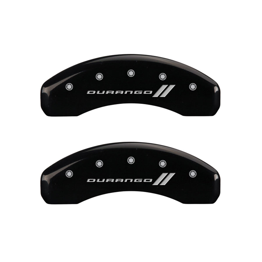 Durango ll MGP Caliper Covers 12134SDGOBK Engraved Caliper Cover with Black Powder Coat Finish and Silver Characters, (Set of 4)