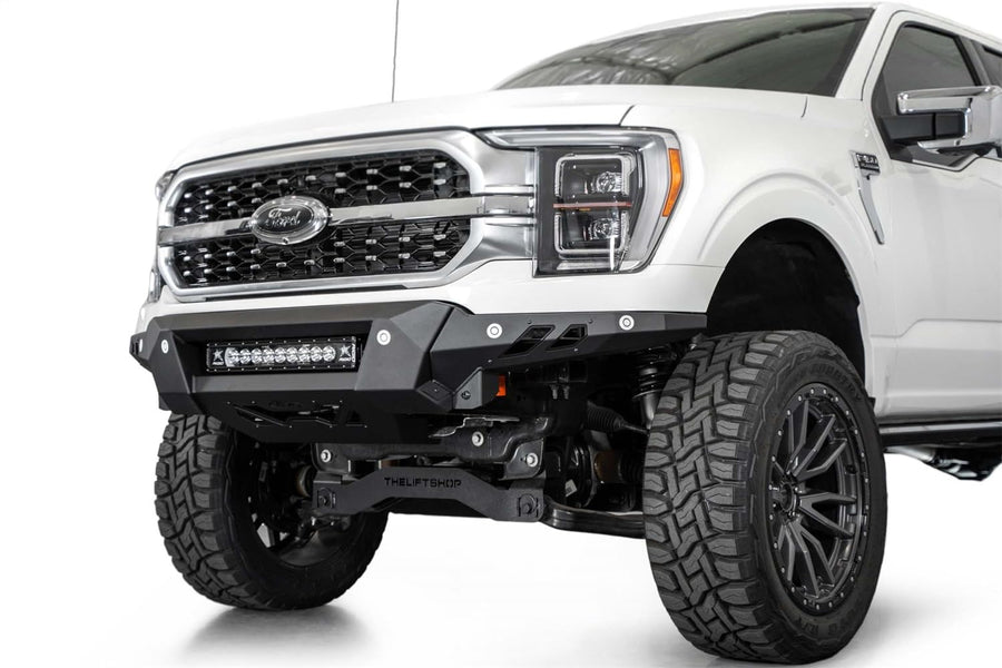 Addictive Desert Designs F190300010103 - Black Label Front Bumper Fits 21-24 Compatible with/Replacement for F-150