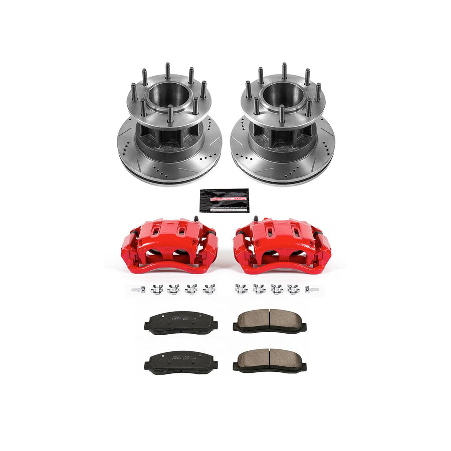 Power Stop Z23 Evolution Sport Brake Kit KC4597 (with Calipers) For Ford F-350 Super Duty 2005-2007 [Model Specific]