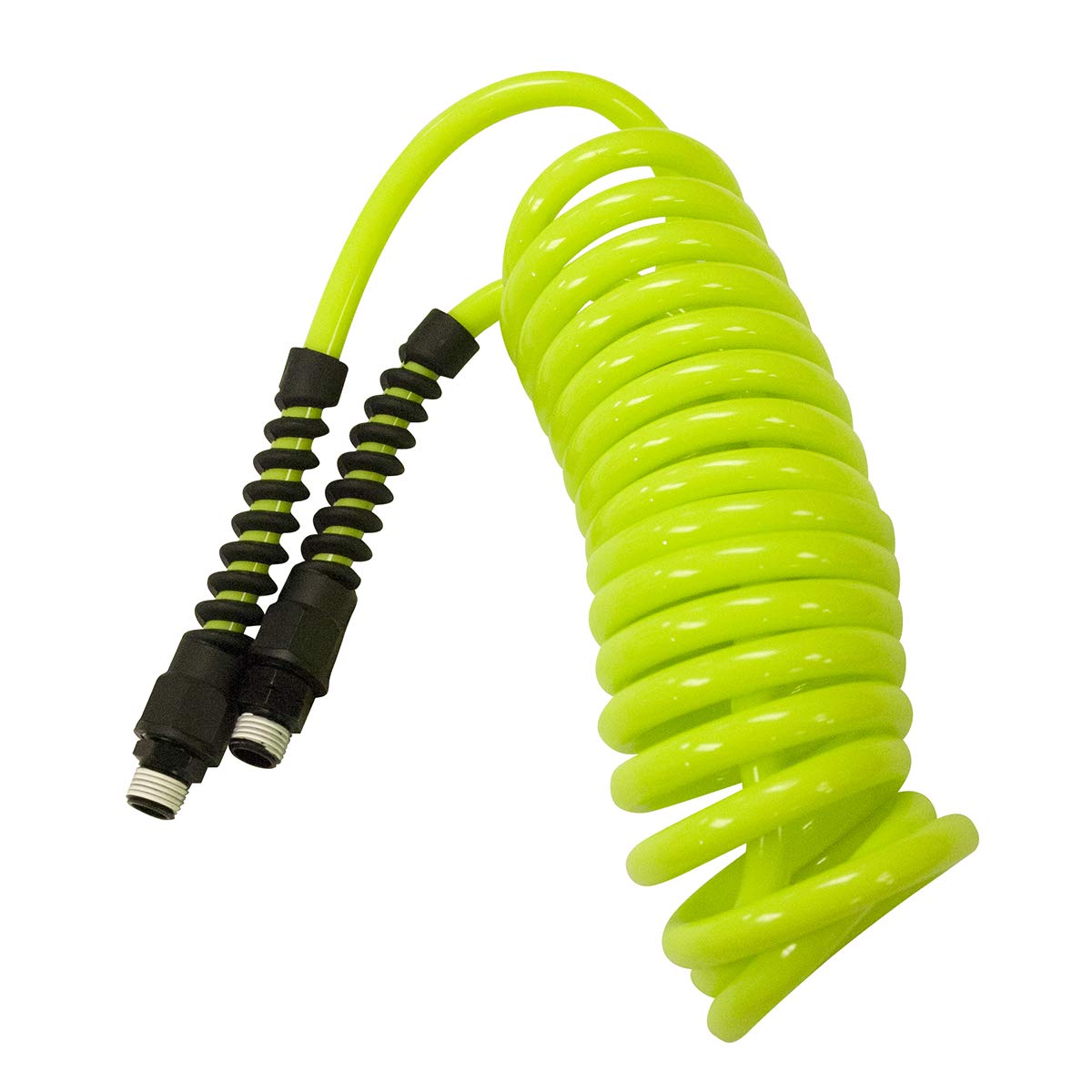 Polyurethane Flexzilla Recoil Air Hose, 1/4 in. x 10 ft., ZillaGreen - LP1410AFZ